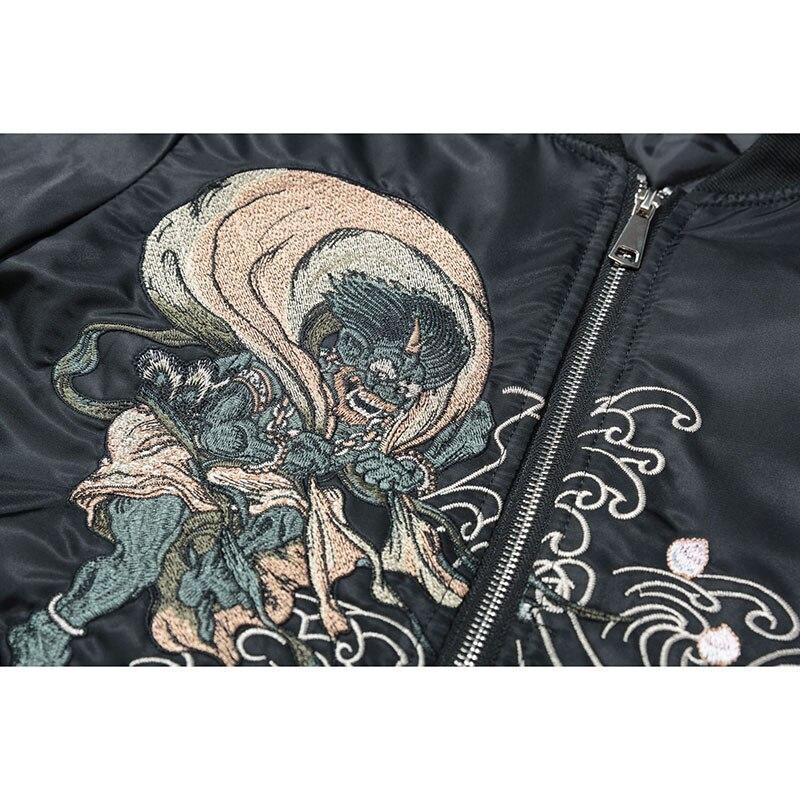 Japanese Demon Streetwear Bomber Jacket